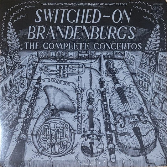 Wendy Carlos - Bach: Switched - On Brandenburgs (The Complete Concertos) [Used Vinyl] - Tonality Records