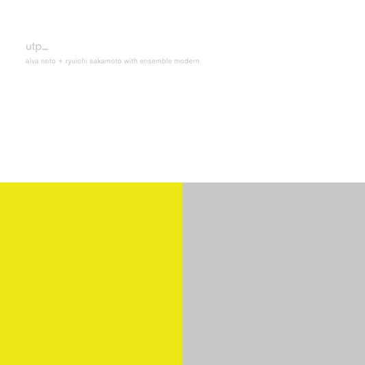 Alva Noto + Ryuichi Sakamoto - utp_ [New Vinyl] - Tonality Records