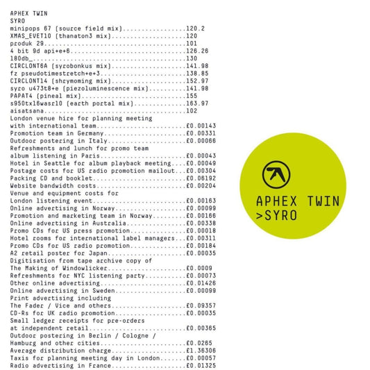 Aphex Twin - Syro [New Vinyl] - Tonality Records