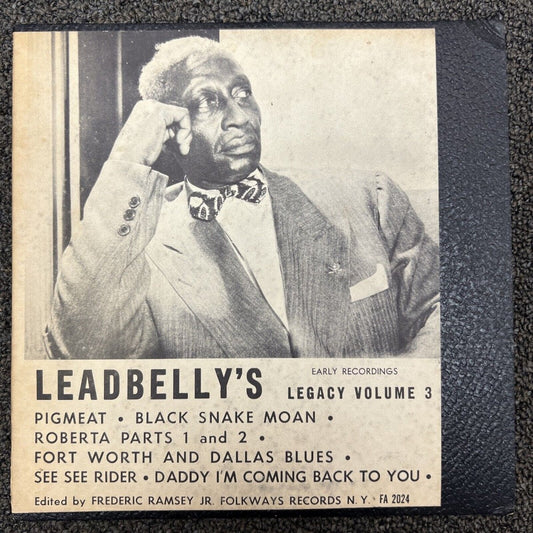 Leadbelly - Leadbelly's Legacy Volume 3: Early Recordings [Used Vinyl] - Tonality Records