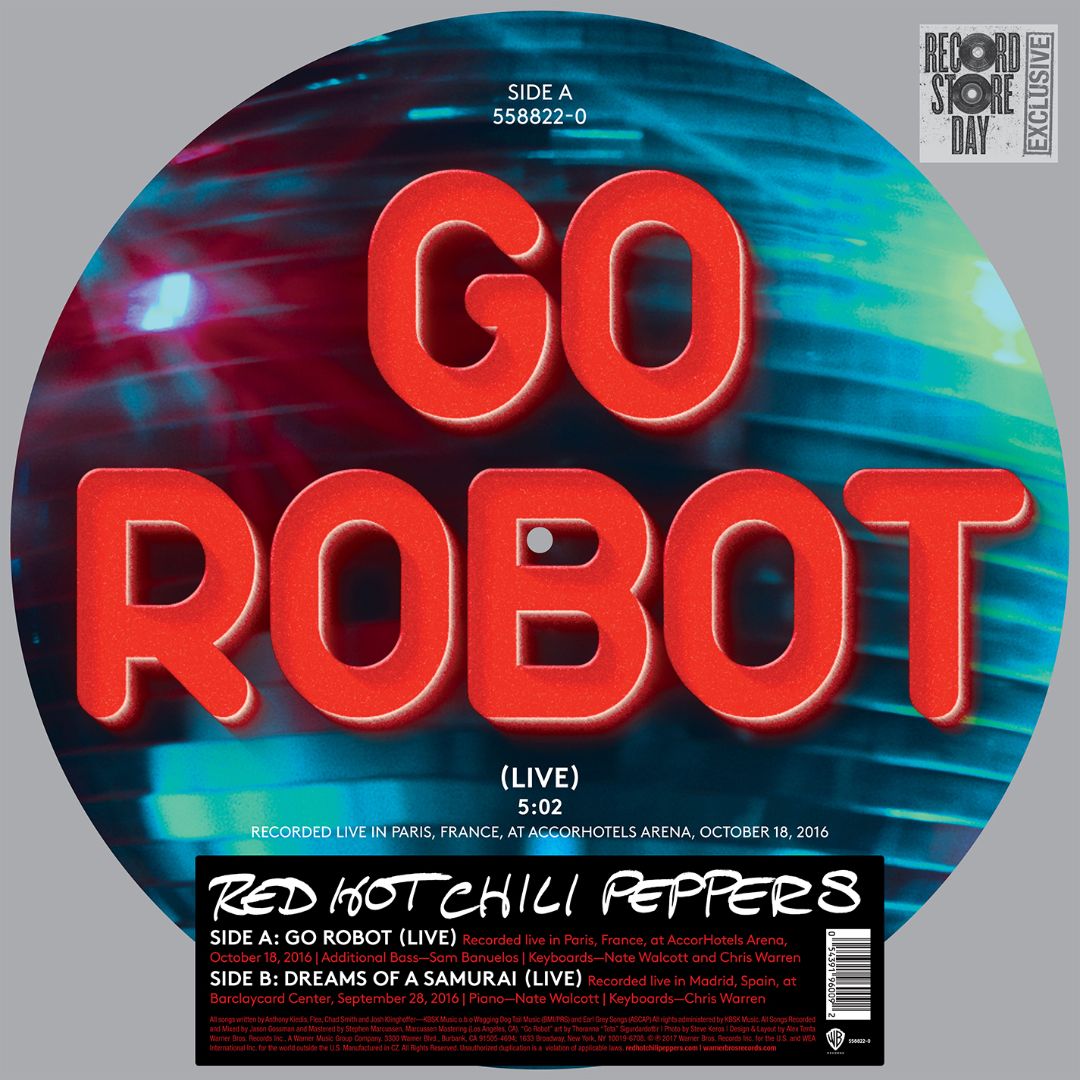 Red Hot Chili Peppers - Go Robot / Dreams Of A Samurai [New Vinyl] - Tonality Records